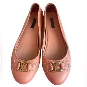 Louis Vuitton LV leather casual shoes size 37.5